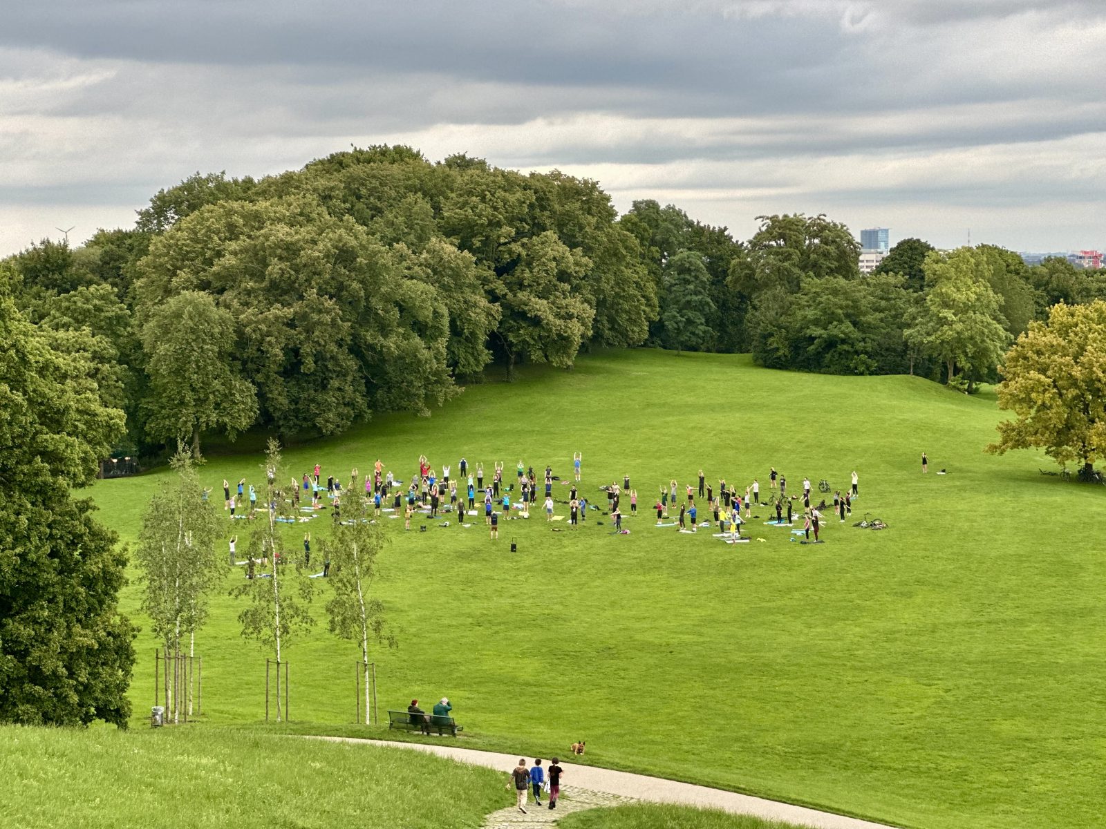 Openair Yoga im Park